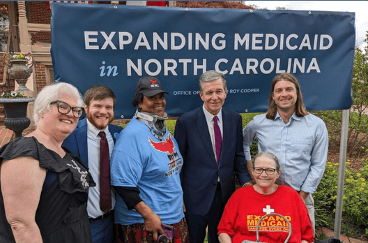 Down Home North Carolina, celebrating their successful campaign to expand Medicaid