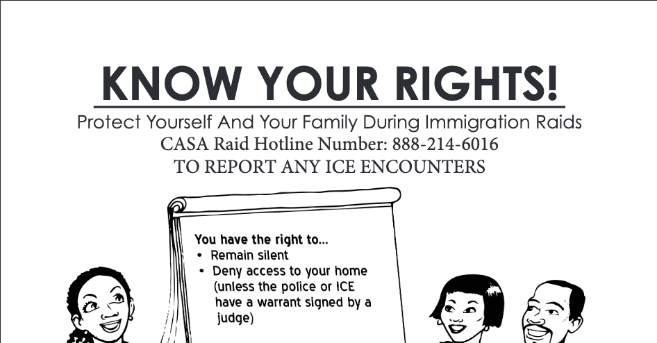 CASA | “Know Your Rights” toolkit