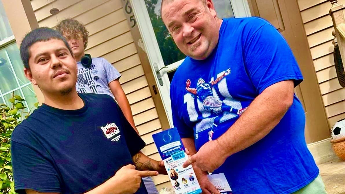 Photo: CASA in Action canvassing for Democrats