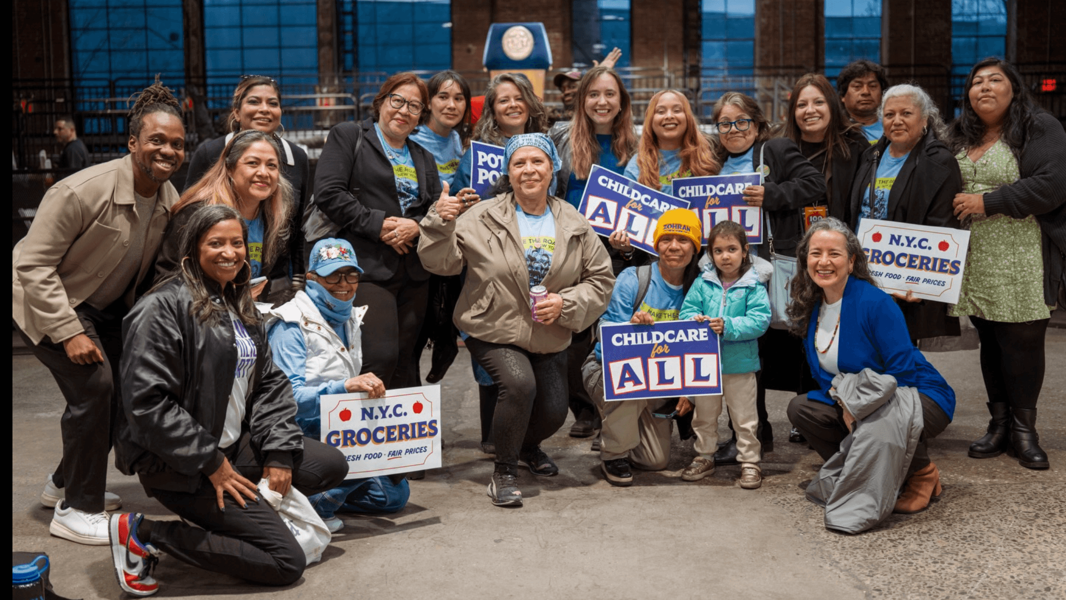 Photo: Make the Road Action NY celebrating New York Mayor Zohran Mamdani’s first 100 days in office. 