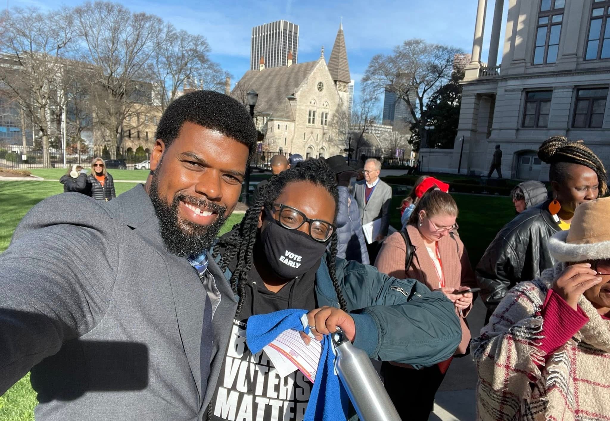 Photo: Black Voters Matter Fund at the start of the Georgia state legislative session