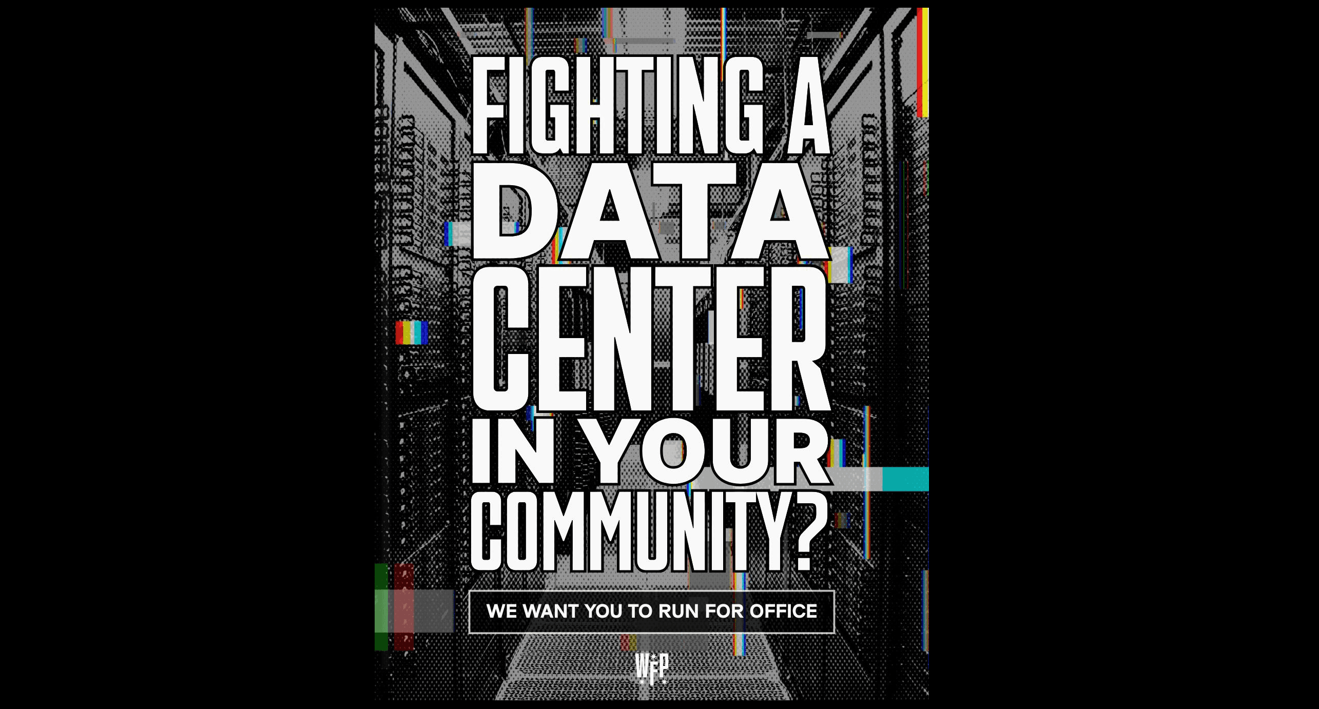 Graphic: Working Families Party is recruiting candidates who are fighting data centers.