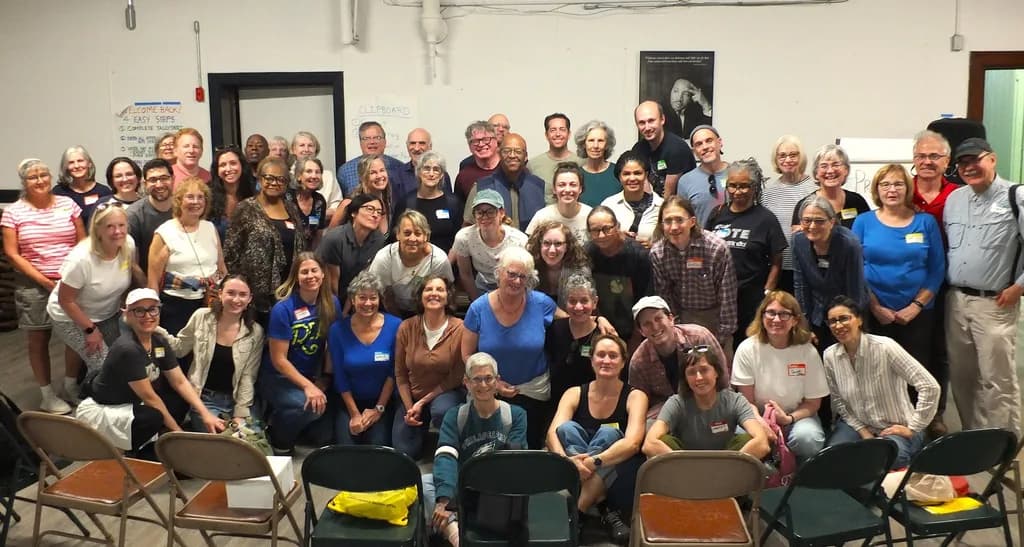 Changing the Conversation Together - Deep canvassers gather on biggest canvass day