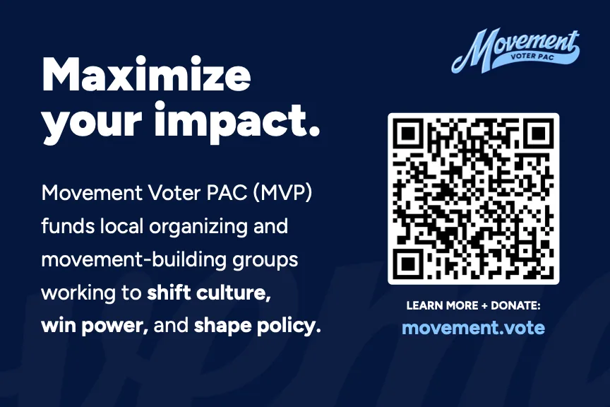 Movement Voter PAC (MVP) - Overview Postcard (4x6) - Front