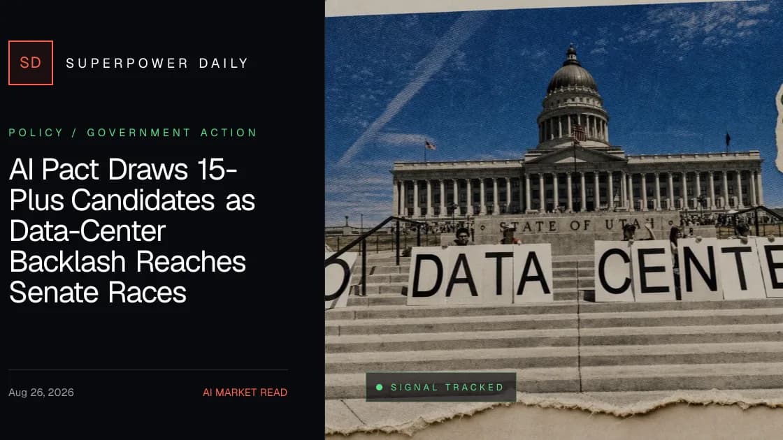 Screenshot: Superpower Daily reporting on The AI Pact developed by MVP and our partner Political Integrity PAC.