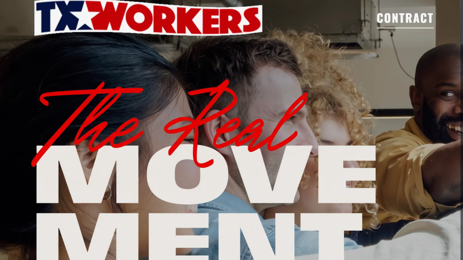 Screenshot: MVP ally Communications Workers of America is leading the campaign for the Contract with Texas’s Working Class, which Democratic Senate candidate James Talarico has signed.