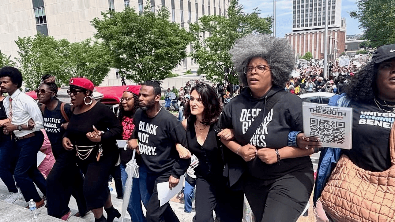 Photo: Organizers in Tennessee descend on the state capital to resist racial gerrymandering after the Supreme Court ruling gutting the Voting Rights Act.