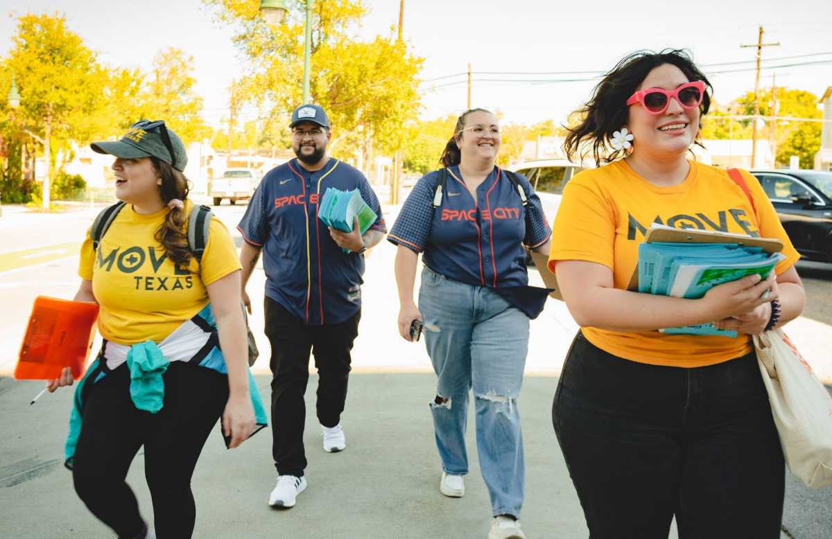 MOVE Texas Action Fund organizers canvassing